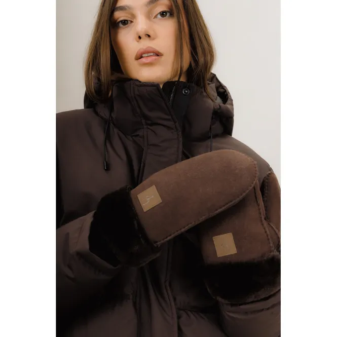 Hovedbilde PUGLIA MITTENS CHOCOLATE BROWN