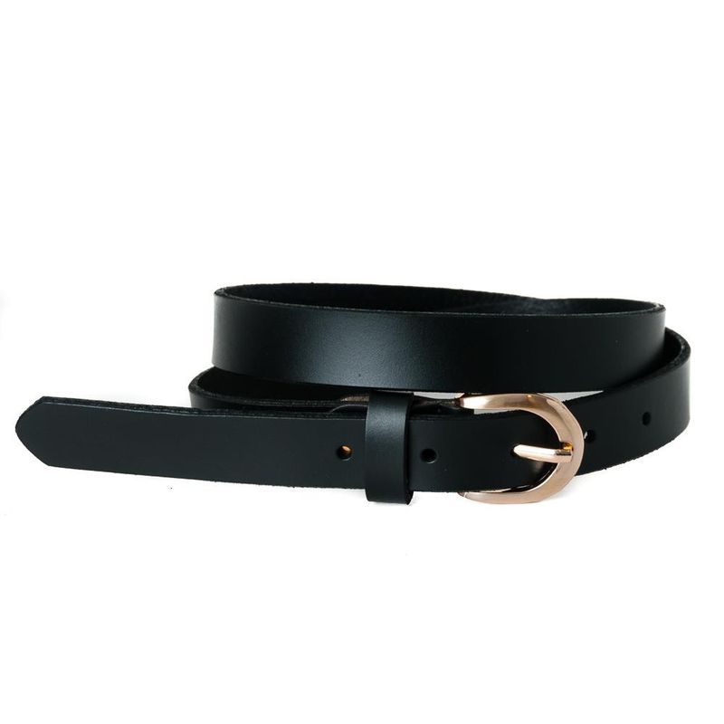 Skinn belte M/Gullspenne Ass.Farger