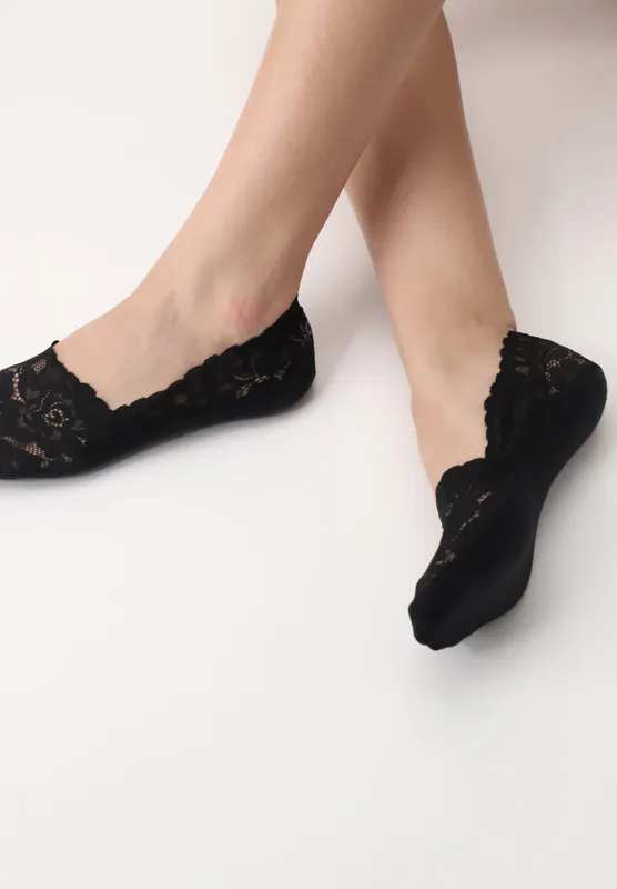 Lacy No Show Socks Sort