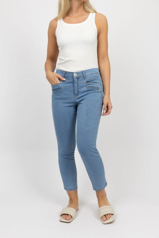 Radia Bukse- Lys Denim