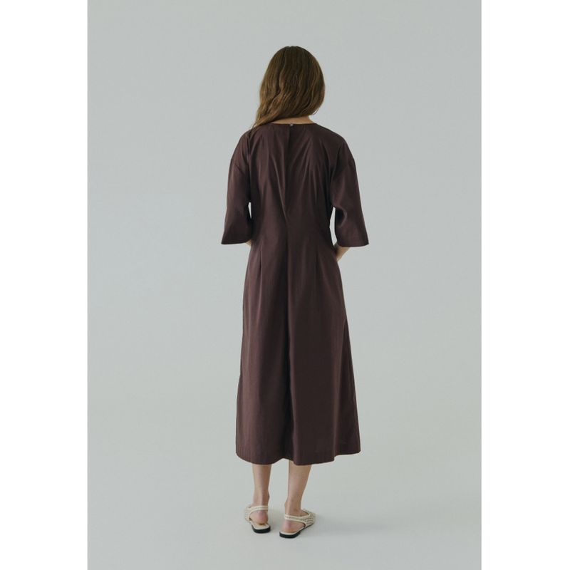  Otilia maxi kjole Dark Brown