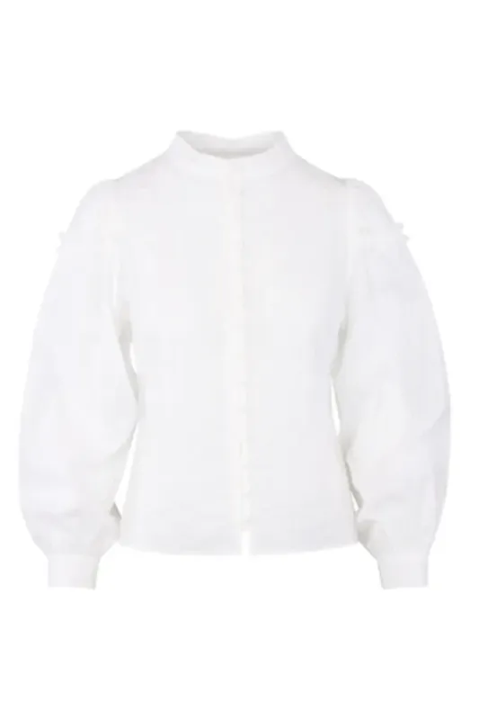 Otilie LS Blouse Hvit