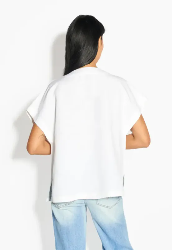 SIMONE Top Hvit