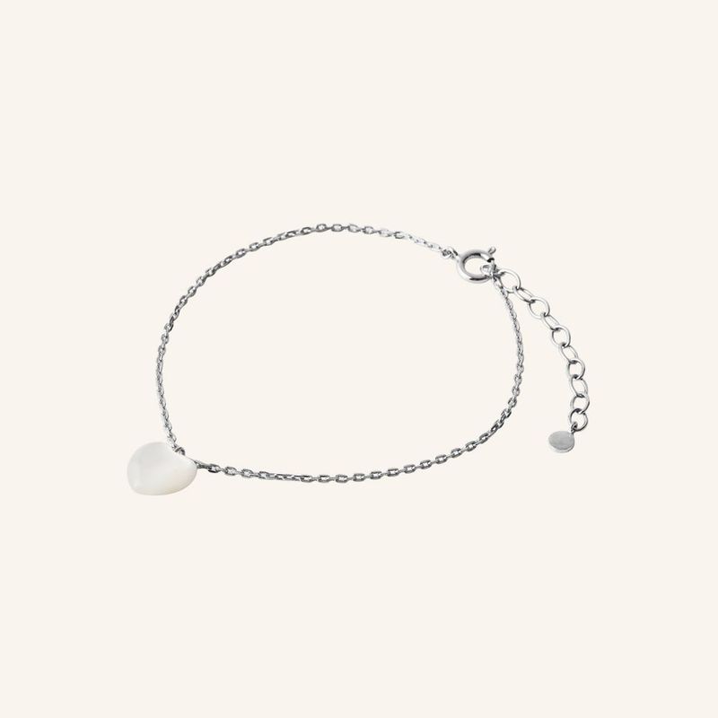 Ocean Heart Bracelet- Sølv