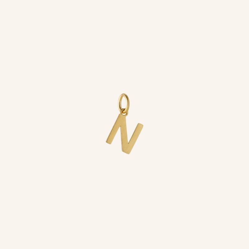 Love Letter Pendant- Gull Bokstaver