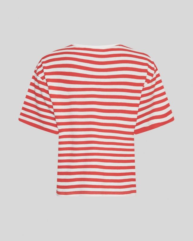 MSCHKemba Bahara SS Pullover STP V Ice/F Scarlet